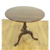 Image 1 : Queen Anne Cherry Wood Round Tilt Top Table