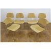 6 Eames Plywood & Metal Chairs