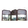 Image 2 : Aesthetic Movement Mahogany 3 Panel Screen