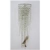 Image 1 : Single Mid Century Sconce with Crystals