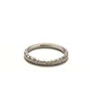 Image 3 : 2 Platinum Wedding Bands with Etched Designs