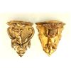 Image 1 : 2 Rococo Style Giltwood Figural Brackets