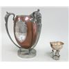 Image 1 : 800 German Silver Cup & Pairpoint Loving Cup