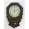 Image 1 : Papier Mache Wall Clock with Pendulum