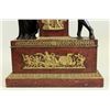 Image 3 : 3 Piece Bronze & Rouge Marble Clock Set