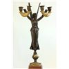 Image 8 : 3 Piece Bronze & Rouge Marble Clock Set
