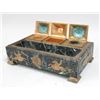 Image 2 : Bronze & Marble Inkwell Desk Set