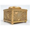 Image 3 : Tiffany Studios, NY Bronze & Glass Inkwell