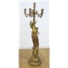Image 3 : Pair Gilt Composition Figural 6 Arm Candelabra