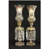 Image 1 : Pair of 19th C. Persian Hurricane Lustres