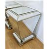 Image 3 : Pair Silvered & Mirrored Pedestals
