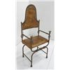 Image 1 : Bronze & Leatherette Throne Chair