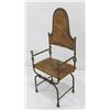 Image 2 : Bronze & Leatherette Throne Chair