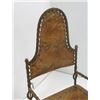 Image 4 : Bronze & Leatherette Throne Chair