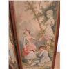 Image 2 : 3 Panel Carved Walnut Dressing Screen