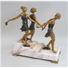 Image 1 : Three Nymphs, Polychrome Gilt Bronze