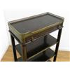 Image 3 : Mahogany Etagere with Brass Gallery