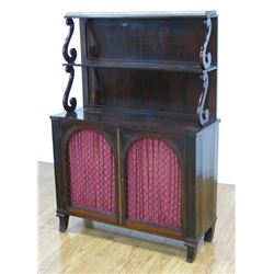 Regency Cabinet with Brass Gallery