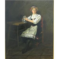 R. I. Conklin, Portrait of a Young German Maiden