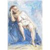 Image 1 : Ira Moskowitz, "Blue Nude"