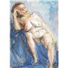 Image 3 : Ira Moskowitz, "Blue Nude"