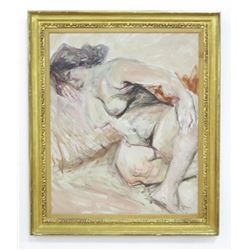 Ira Moskowitz, "Sepia Nude"