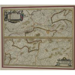 Map of Elbe, Germany