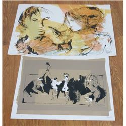 Gino Hollander, 2 Lithographs