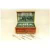 Image 1 : Silver Plate Flatware Set