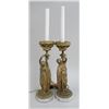 Image 1 : Pair 19th C. French Ormolu Figural Lamps