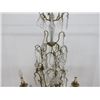 Image 3 : Louis XV Style Gilt Metal & Cut Glass Chandelier