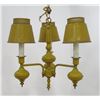 Image 1 : Regency Style Tole Peinte 3 Light Chandelier