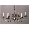 Image 1 : Dutch Rococo Style 6 Light Brass Chandelier