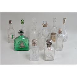 Collection of 11 Decanters