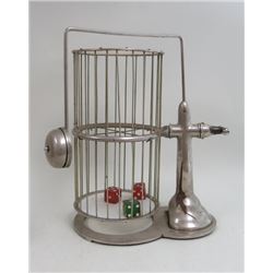 Casino Metal Dice Tumbler with Bell