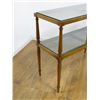 Image 2 : Tommi Parzinger Caned Two Tier Side Table