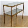 Image 3 : Tommi Parzinger Caned Two Tier Side Table