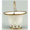 Image 1 : A Chinese blanc-de-chine and gilt-metal-mounted libation cup sprigged with pine and prunus, the E...