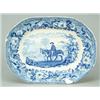 A "Rural Scenery" series small dish attributed to Bathwell & Goodfellow, printed in blue with a s...
