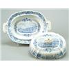 Image 1 : A Cambridge College series earthenware vegetable dish and cover attributed to C.J. Mason & Co, of...