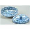 A Monopteros pattern oval covered comport, probably by Rogers, the cover with lion's head knop, t...