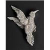 Image 1 : An early 20th century French platinum and diamond brooch naturalistically modelled as a humming b...