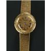 Bueche Girod, a lady's 18ct gold round bracelet watch, circa 1970, no.106636, round textured dial...