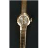 Rolex, Precision, a lady's 9ct gold round bracelet watch, circa 1961, silvered dial with baton nu...