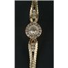 Omega, a lady's 18ct gold and diamond round bracelet watch, circa 1960, no.48529, silvered dial w...