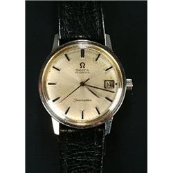 Omega, Seamaster automatic, a gentleman's stainless steel wristwatch, circa 1960, silvered dial w...