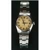 Rolex, Oyster, a gentleman's stainless steel bracelet watch, circa 1962, no.299295, textured crea...