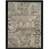 Image 1 : A Victorian silver 'castle top' card case, the front chased with a view of Windsor Castle between...