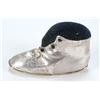 Image 1 : A pin cushion in the form of an old boot, Rd.477079, Birmingham 1910 by Levi & Salaman, 5.75cm (2...