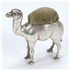 Image 1 : A pin cushion in the form of a camel standing four square, Birmingham 1905 by Adie & Lovekin Ltd,...